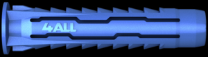 6mm Rawlplug 4ALL Nylon Universal Plug - 4ALL-06
